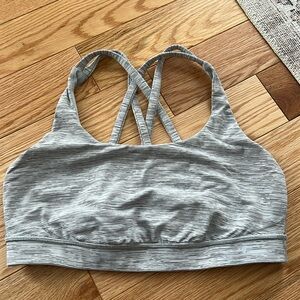Lululemon gray sports bra